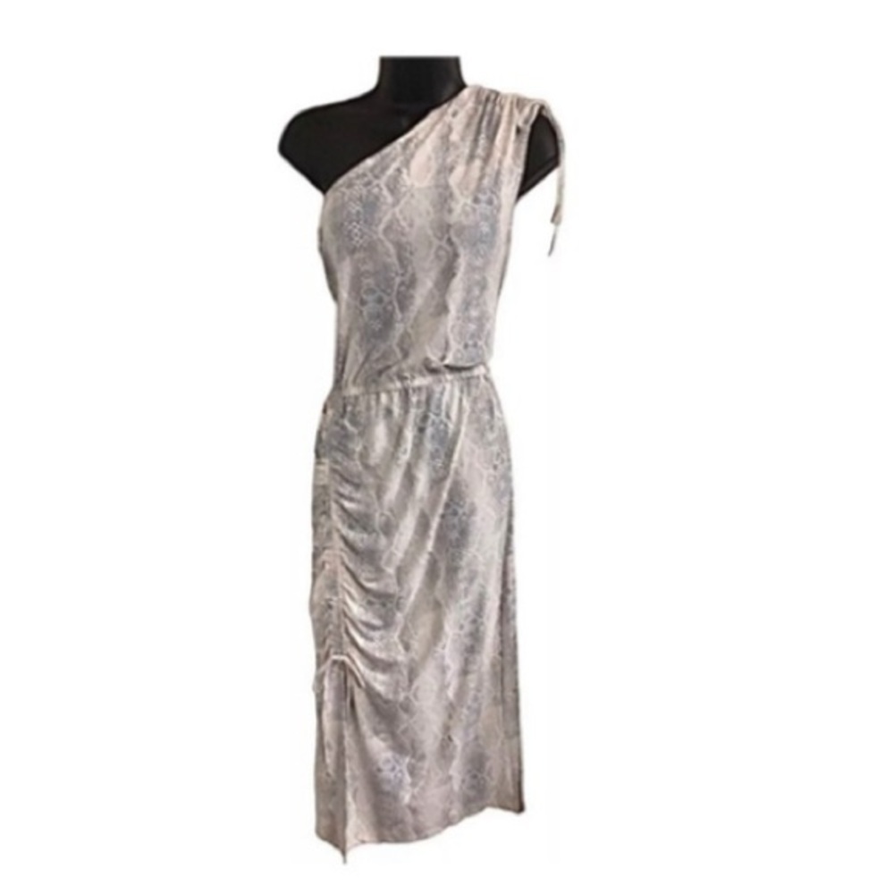 Steve Madden XL Snakeskin One Shoulder Dress Print